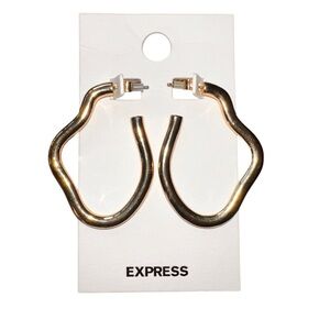 Express Gold Hoop Earrings​